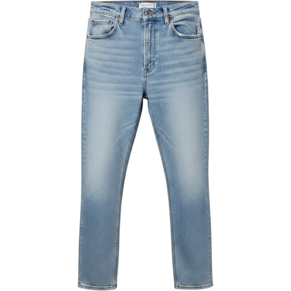 Abercrombie & Fitch Light Blue Denim '90s Straight Ultra High Rise Jeans